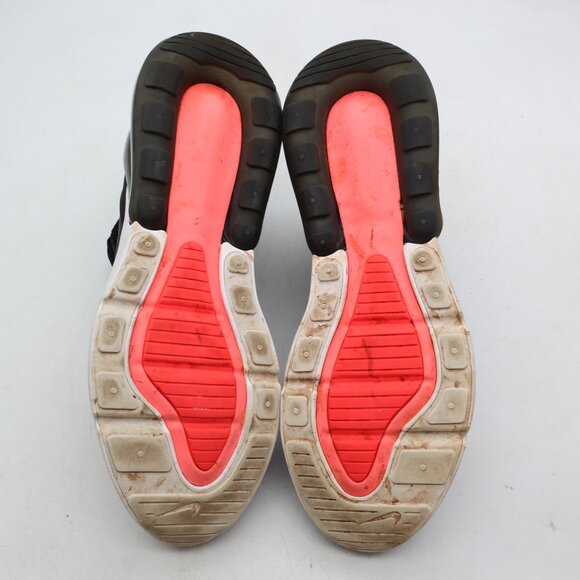 Nike Air Max 270 Men's Size 11.5 Black White Athletic Running Walking Sneakers - Picture 9 of 9